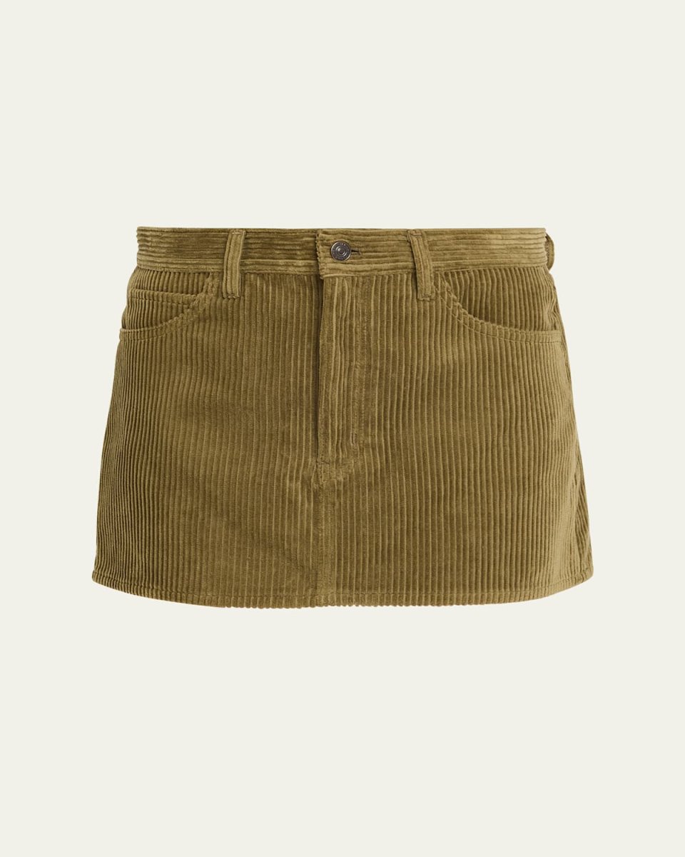 The Corduroy Mini Skirt